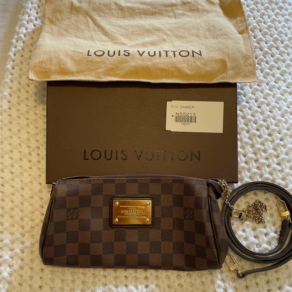 Louis Vuitton Damier Ebene Eva crossbody bag